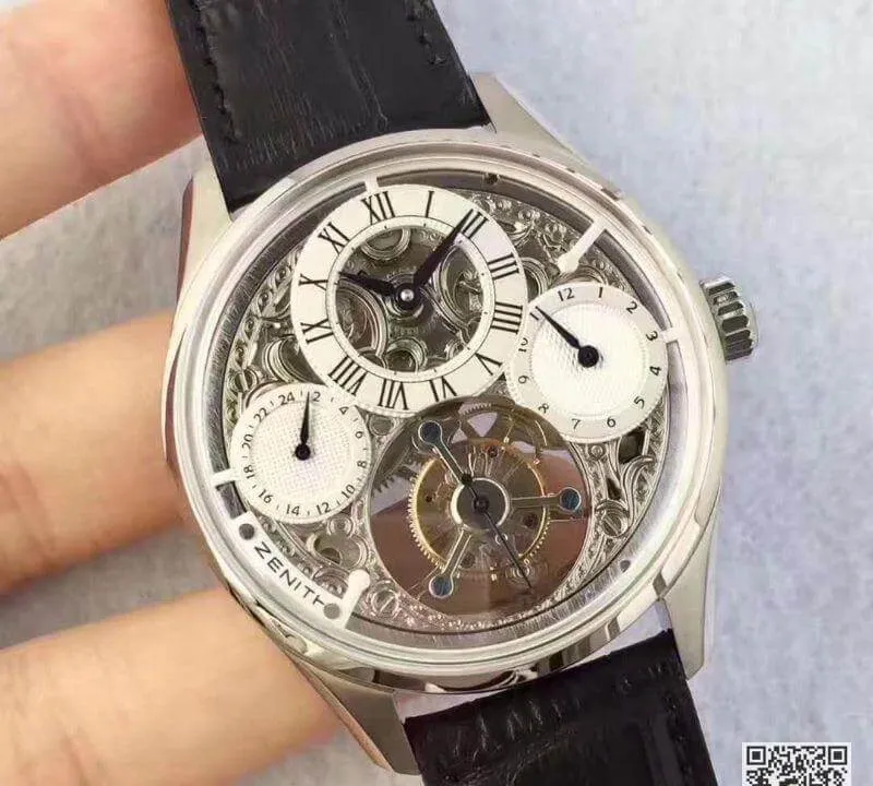 Zenith EP Calender 03.2080.4021 1:1 Best Edition Replica Watch Swiss Tourbillon